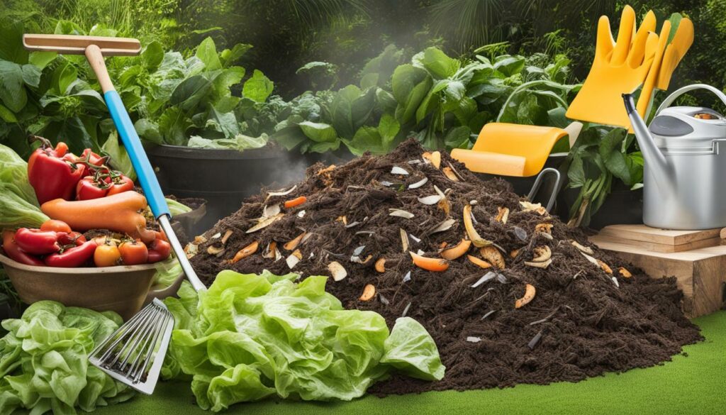 How can I speed up the composting process?