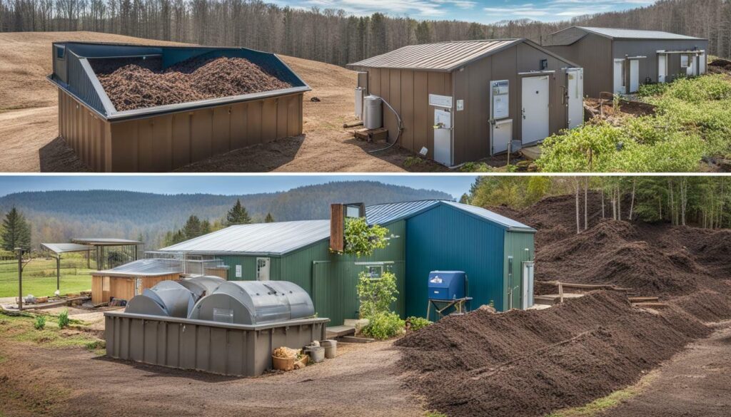 Is commercial composting regulated differently than residential composting?