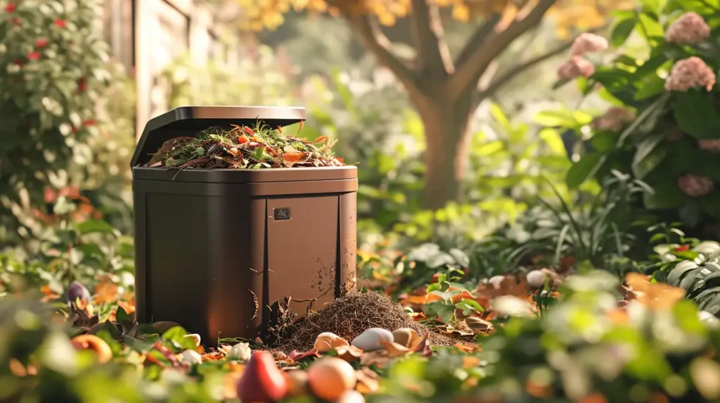 How do you start composting in a small bin